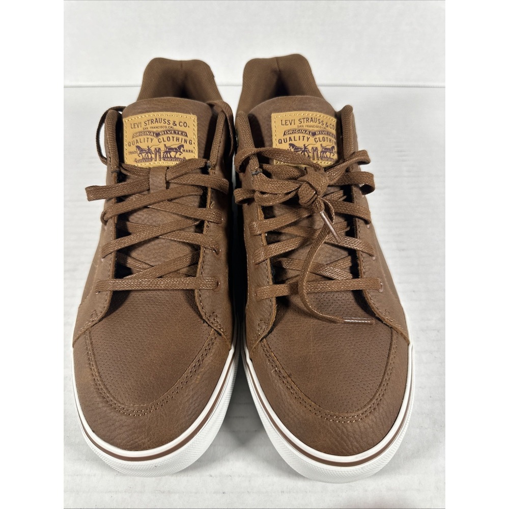 Levi's Mens Avery Synthetic Leather‎ Casual Lace Up Sneaker Shoe 10.5M